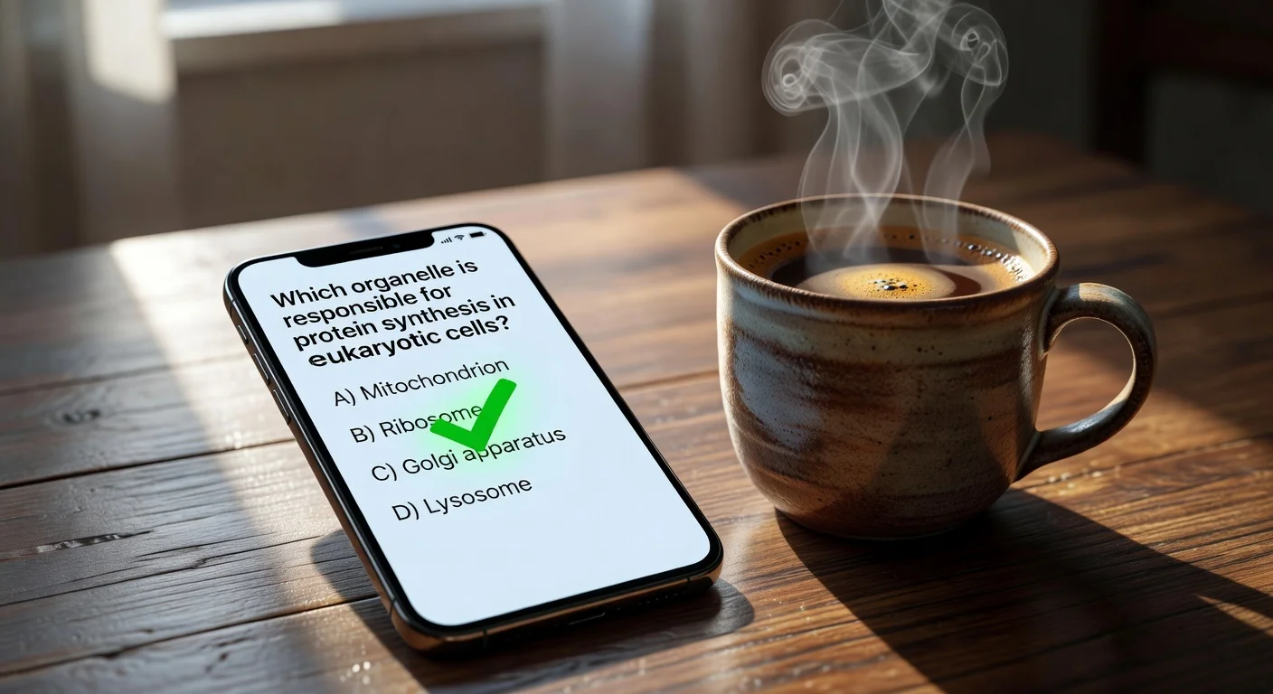 An app automatically detecting a biology question from a photo