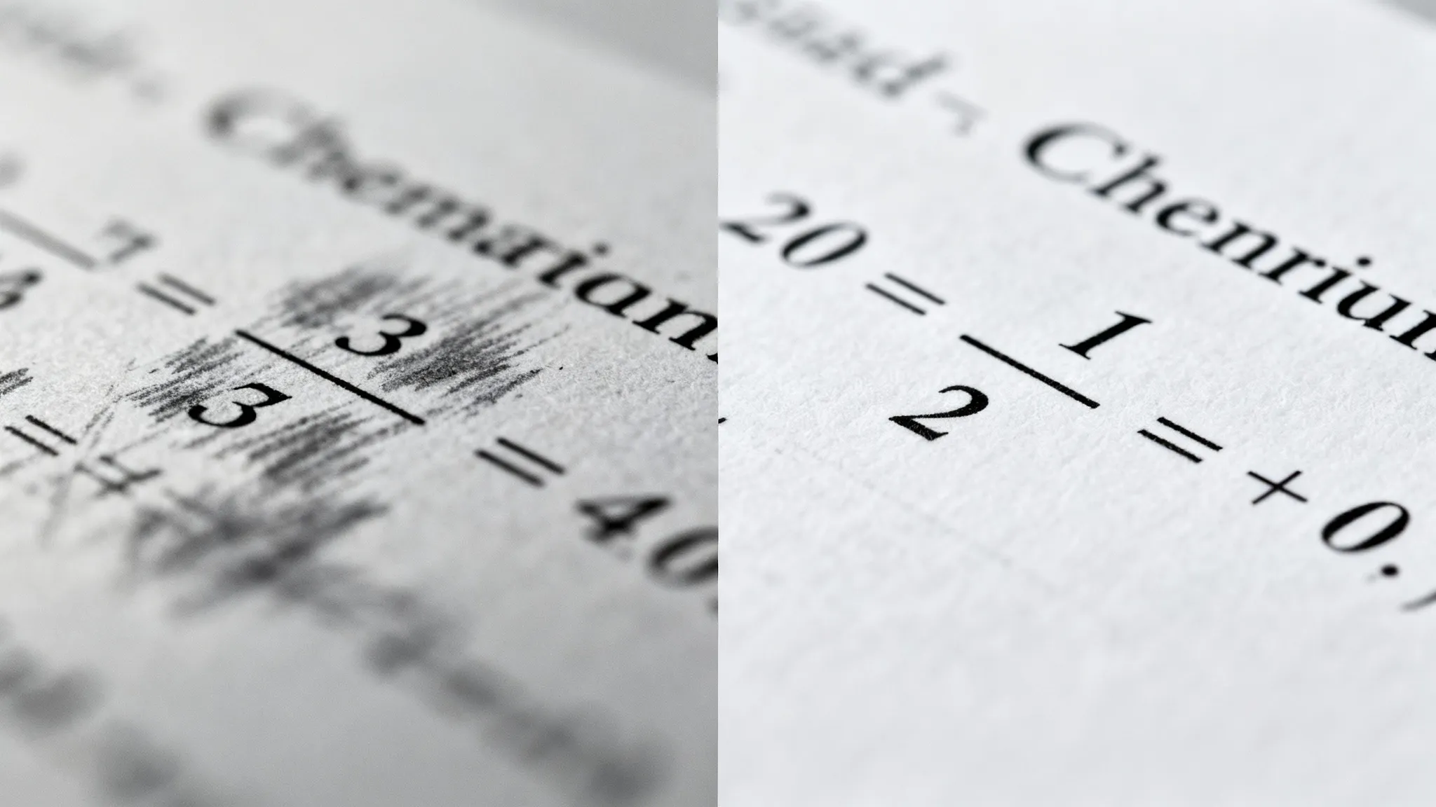 Correct and incorrect ways to scan homework for AI analysis.